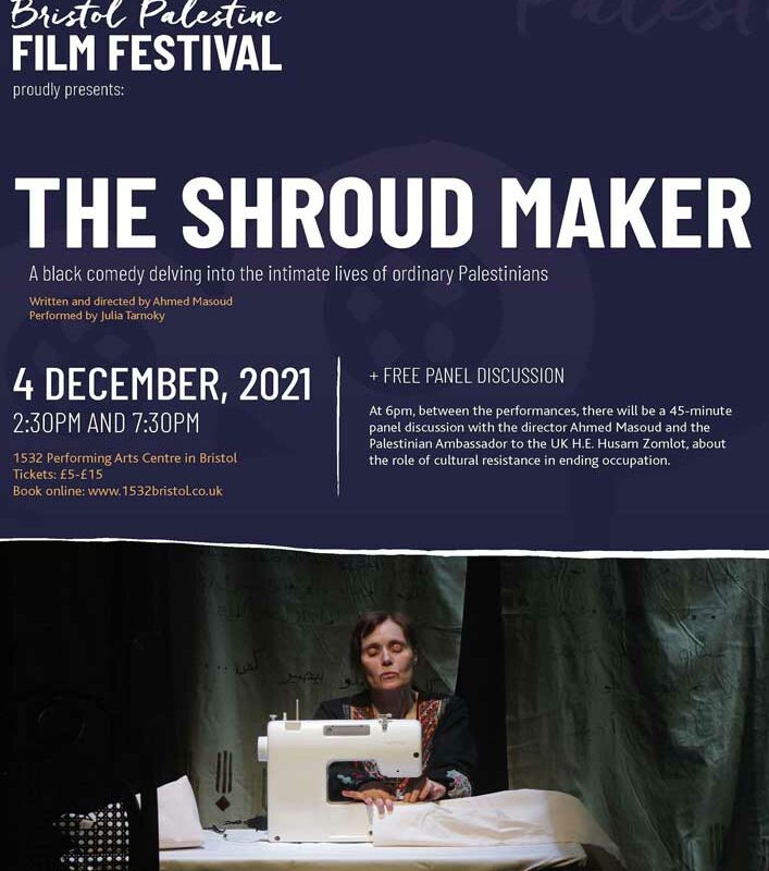 The Shroud Maker play poster