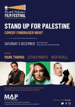 Stand-up for Palestine comedy fundraiser